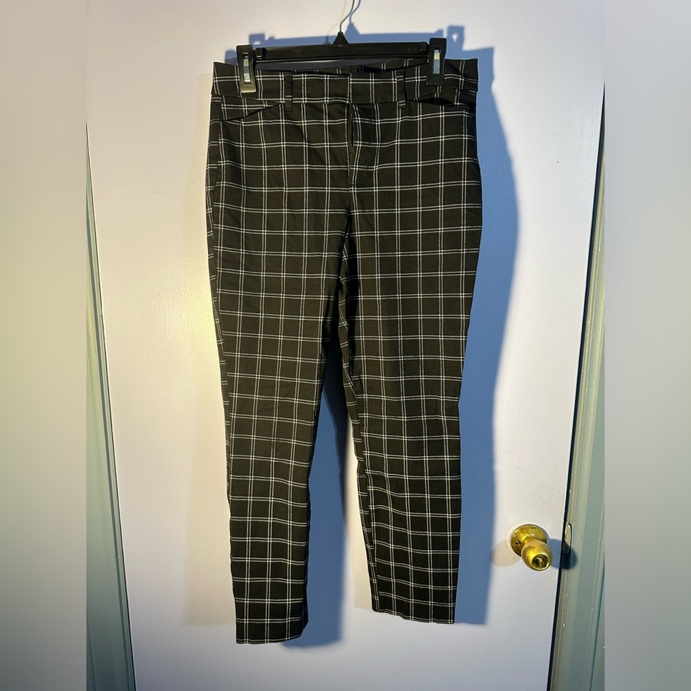 Checker dress pants- size 10